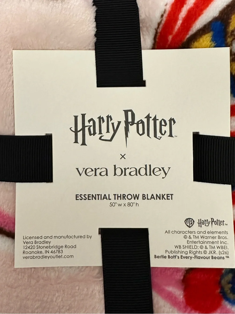 Vera Bradley Harry Potter Limited Edition Essential Throw Blanket NWT